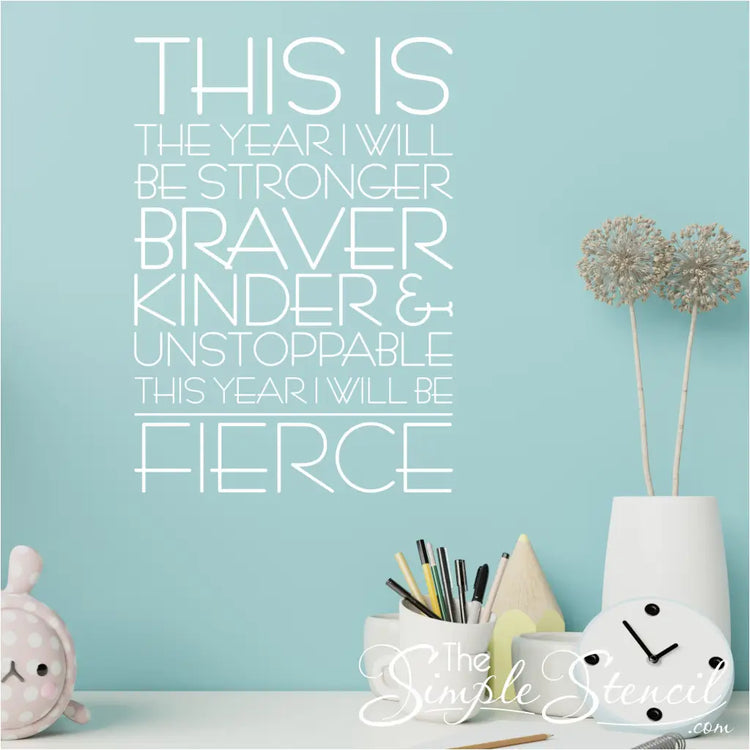 Motivational wall decal and decor ideas to motivate younger adults, teenagers, etc.