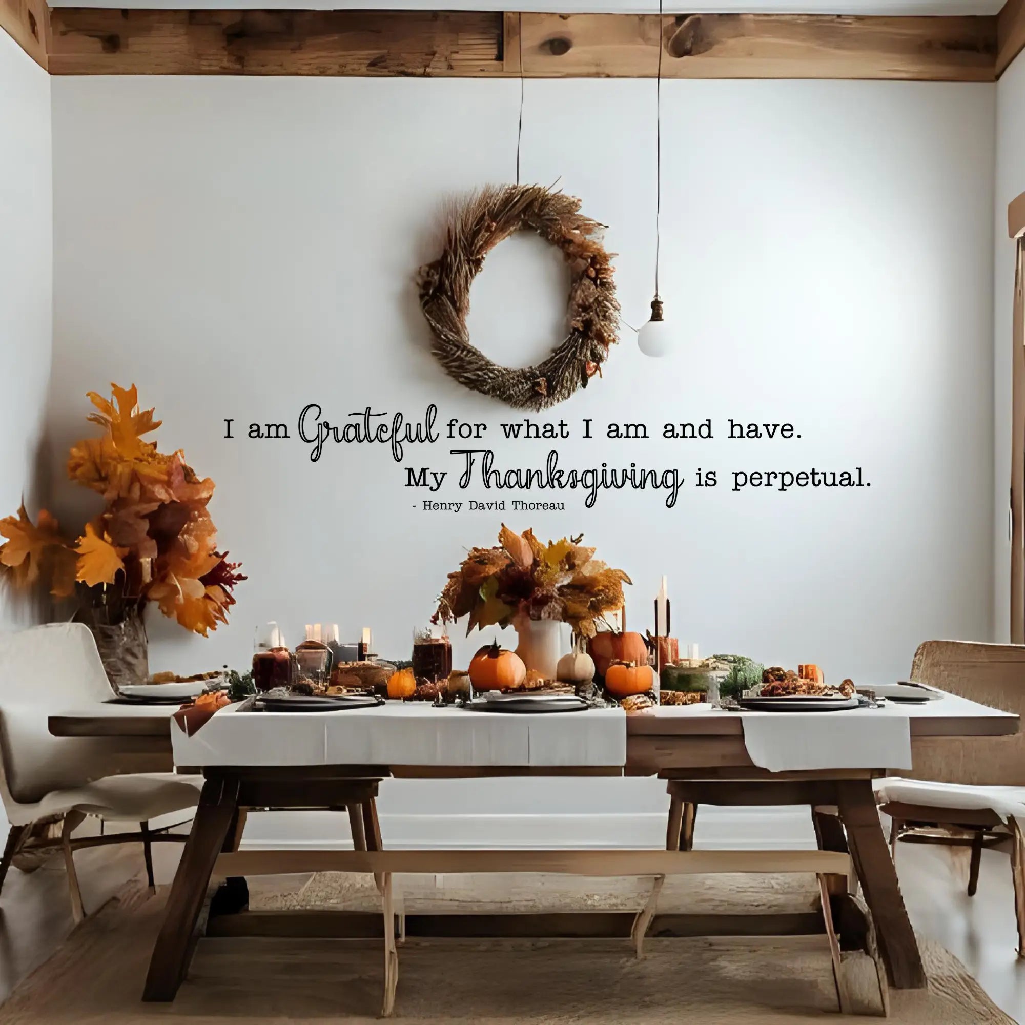 Our 2025 collection of autumn and thanksgiving inspired wall decals, bible verse wall decor etc. to prepare for a heartwarming holiday season. 