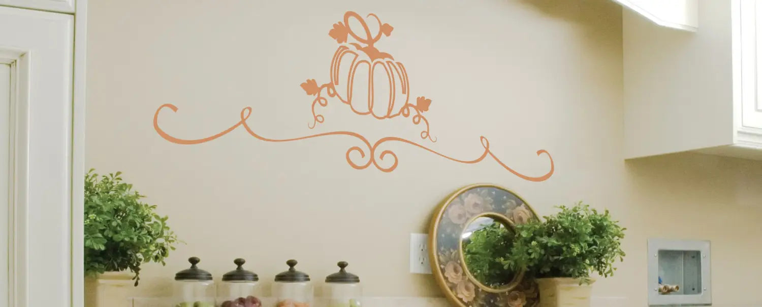 A collection of vinyl wall decals and graphics inspired by the autumn and fall months, great for seasonal decorating!