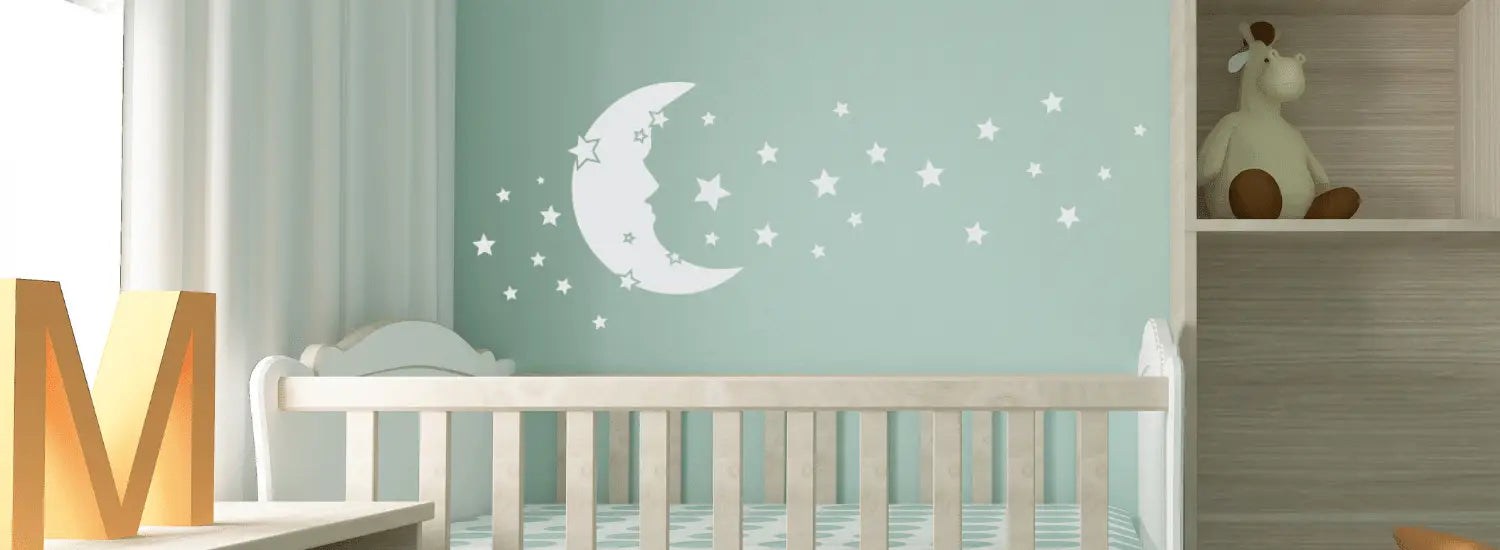 Nursery Stencil Moon & Stars Nursery Decor Painting Stencil Paint