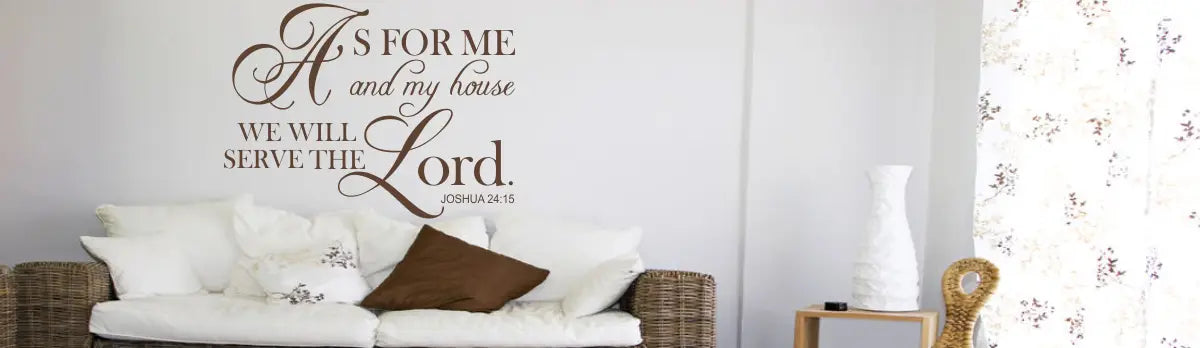An extra large collection of Bible Verse and Scripture wall decal art to display in your home or church. Share your faith with all who enter your home or church in a beautiful and uplifting way!