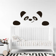Adorable Baby Peeking Panda Decal