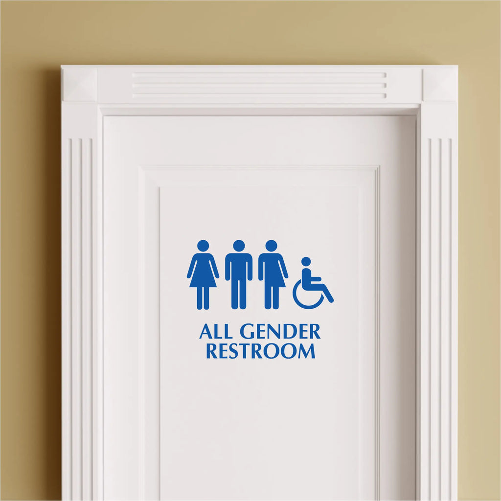 All Gender Restroom Sign All Gender Restroom Restroom Sign Gender