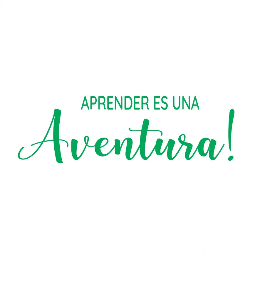 Aprender es una Aventura! Spanish Wall Decal - Thumbnail 3