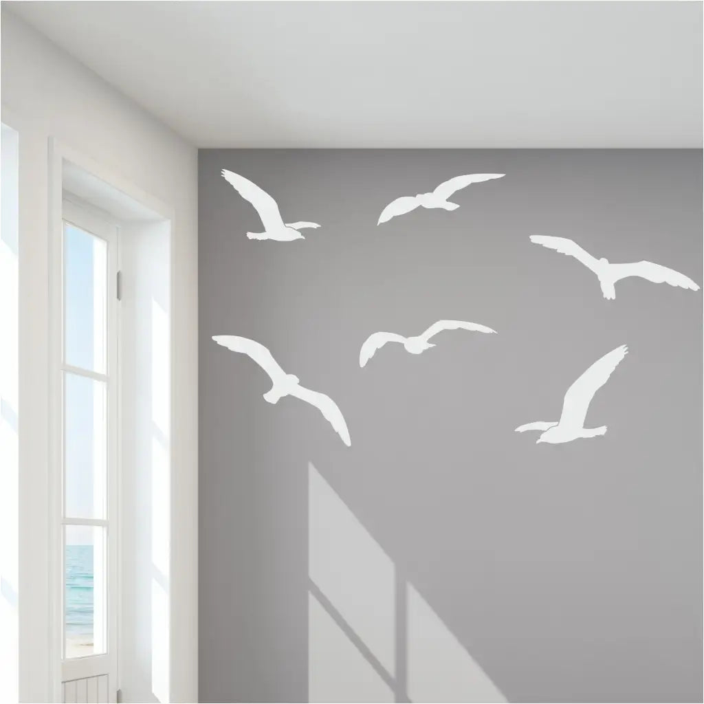 Beach Seagulls Wall Art - Thumbnail 2