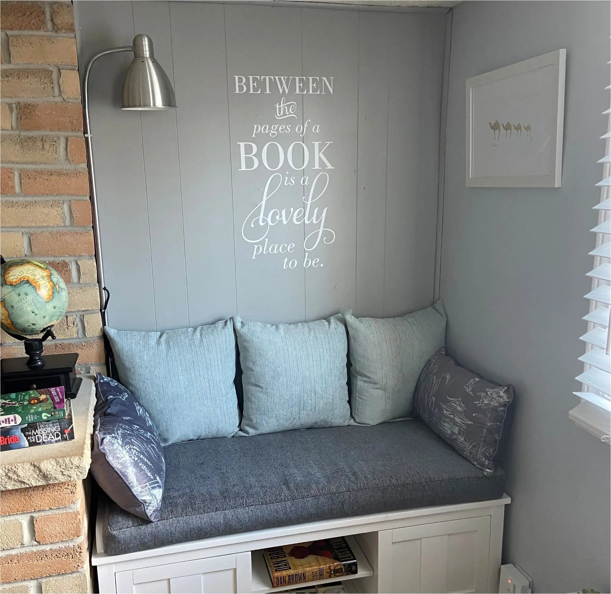 Between The Pages Of A Book | Wall Decal Library Decor