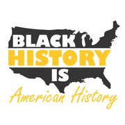 Black History Is American History | Two Color Vinyl Wall Display Decal to decorate the walls or windows of your school or classroom during February Black History Month. - By The Simple Stencil 