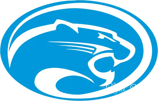 The Simple Stencil Cougar Wildcat School Logo Wall Art