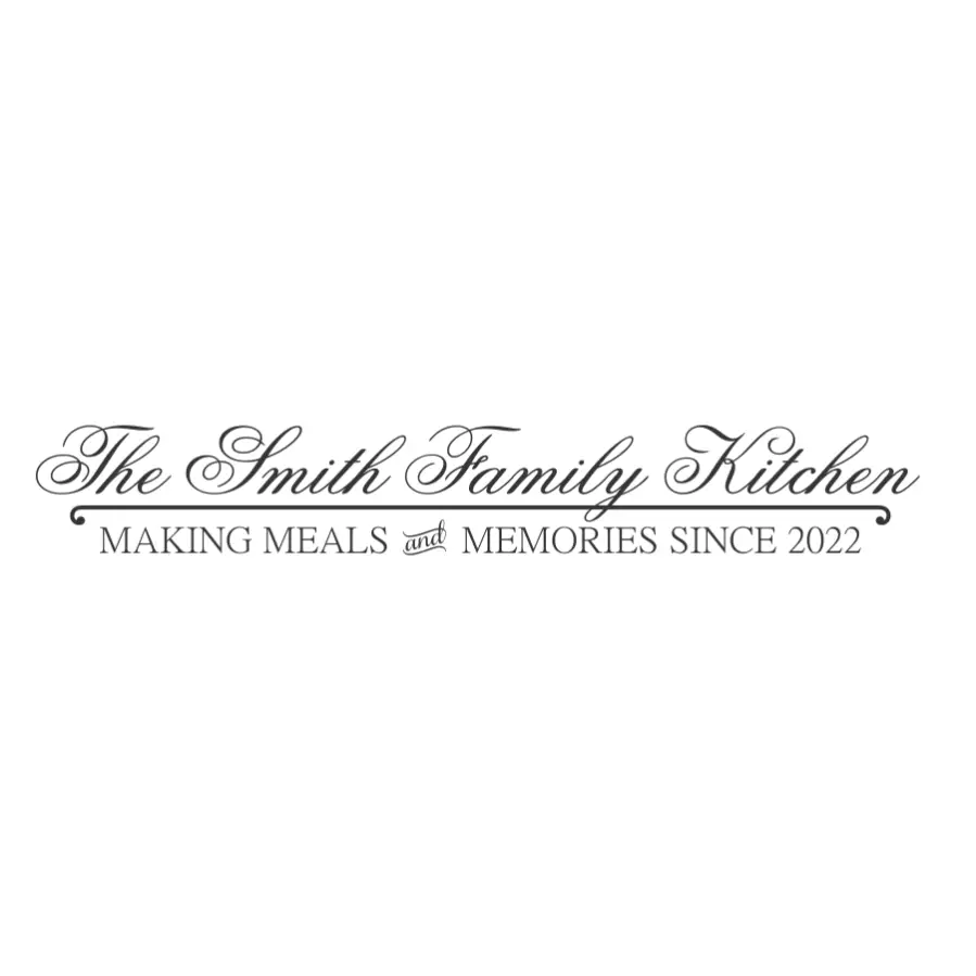 Custom Meals and Memories Family Name Monogram Decal - Thumbnail 2