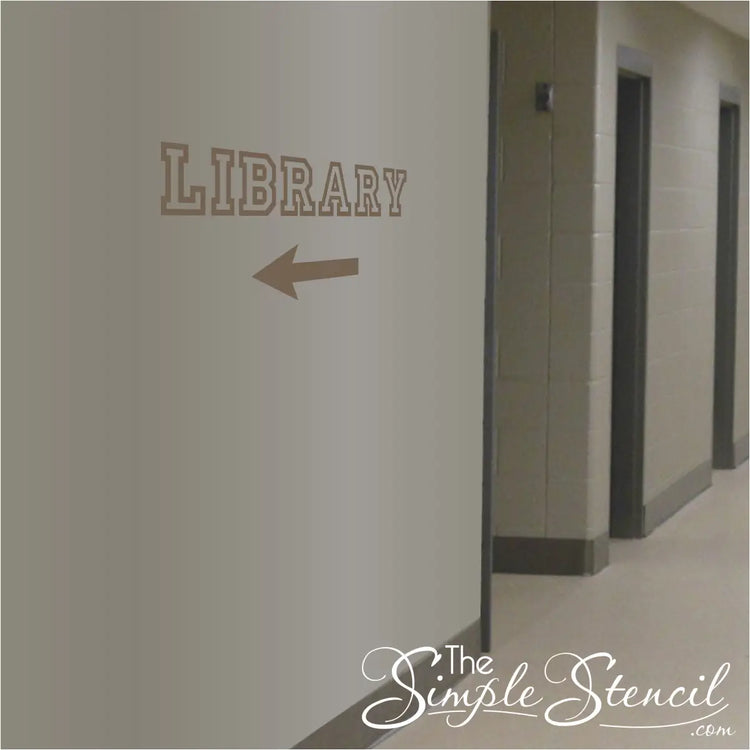 Custom Text Directional Arrow Wall Or Window Decal