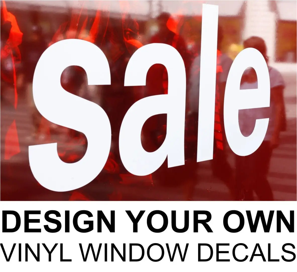 Custom Vinyl Window Decals - Design Your Own Home Decor