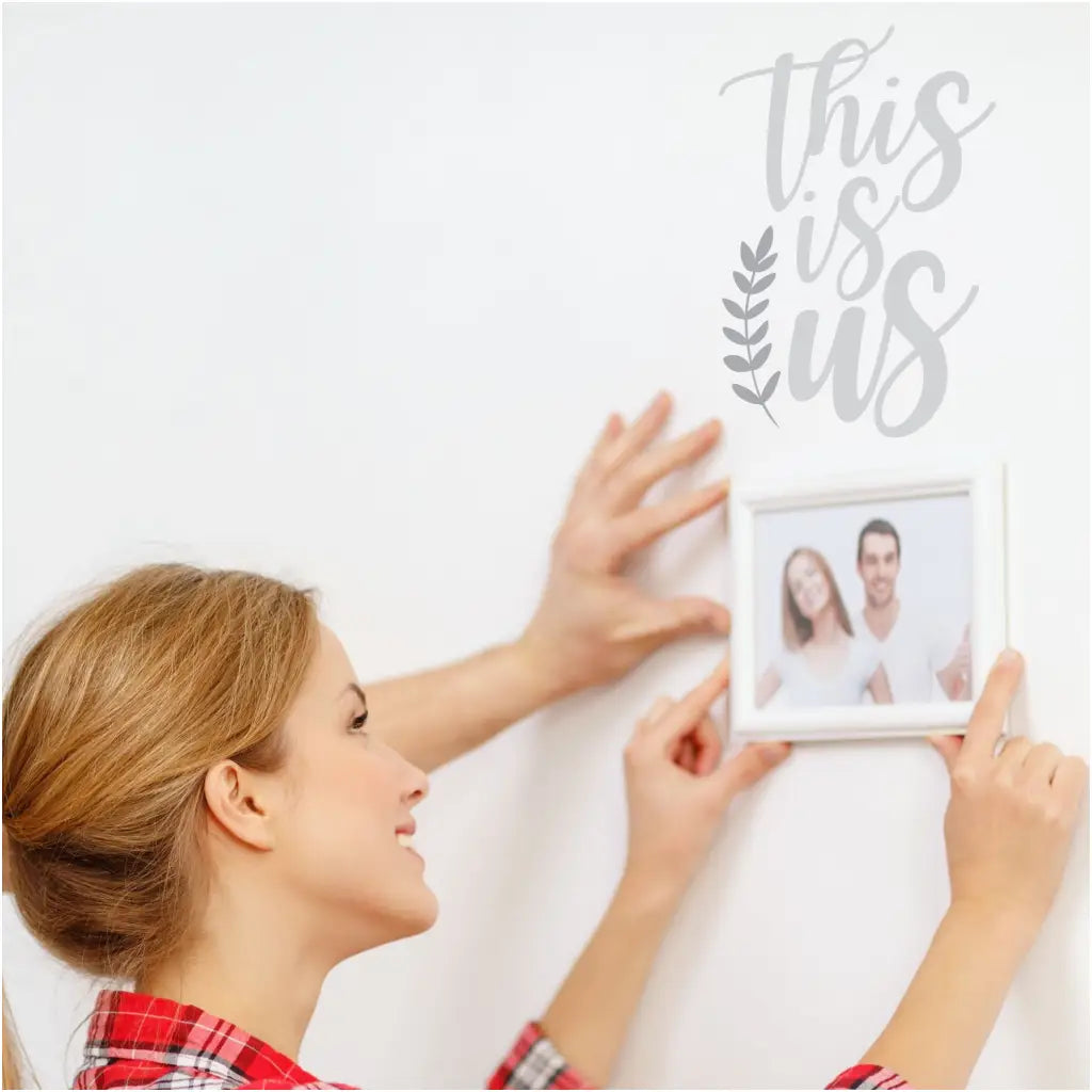 This Is Us | Cute Wall Decal Photo Decor