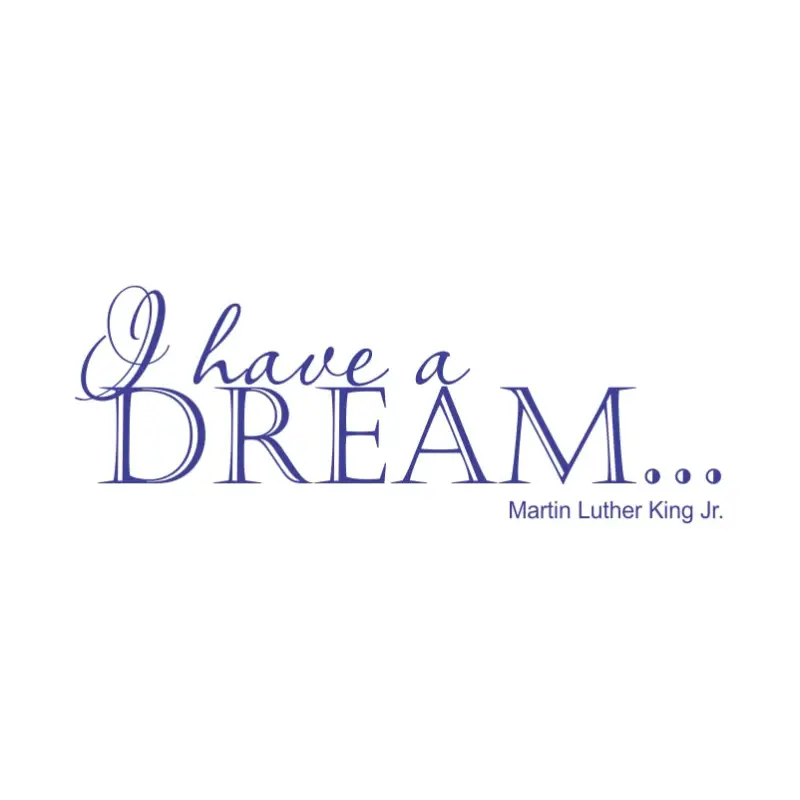 I Have A Dream... Martin Luther King Decal