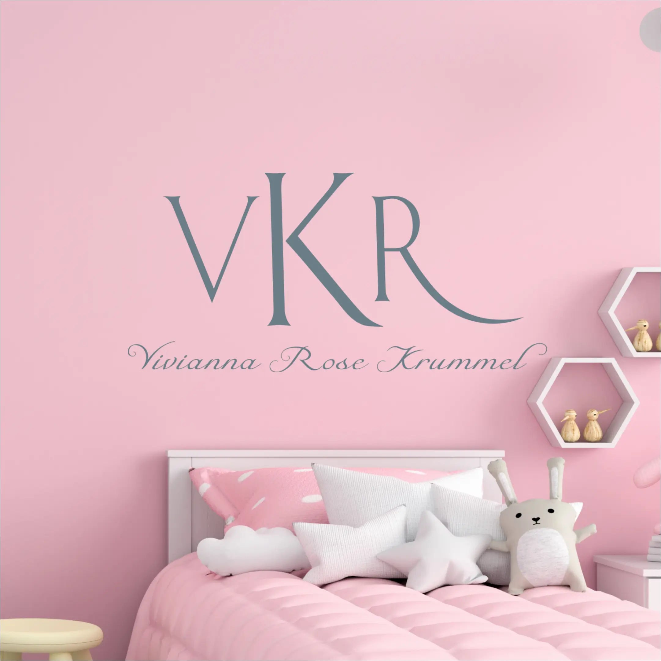 Elegant Customized Wall Monogram