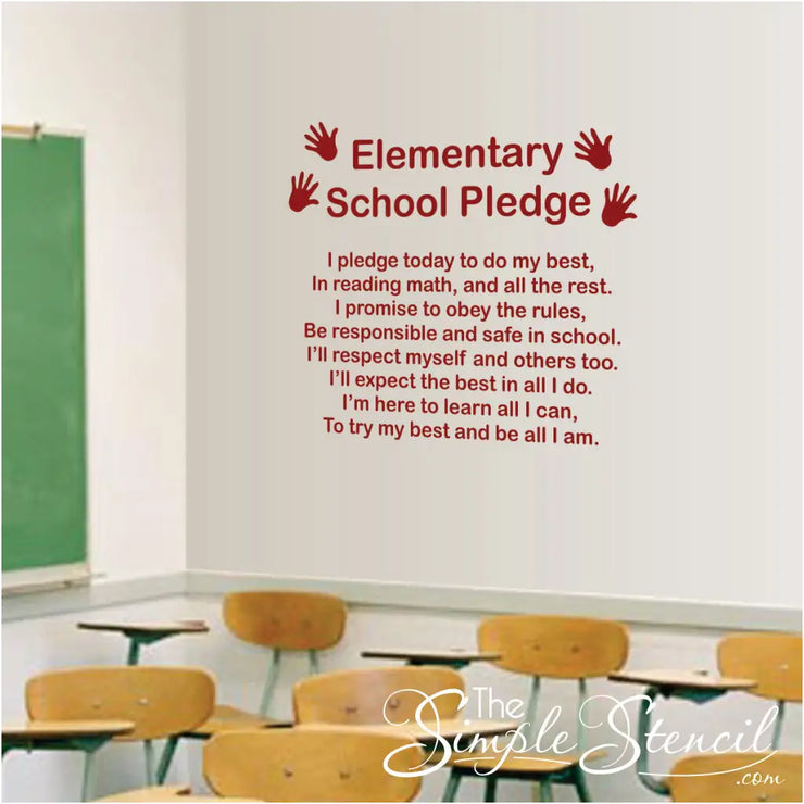 Elementary School Pledge