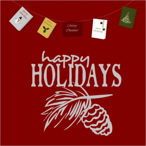 Embellished Happy Holidays