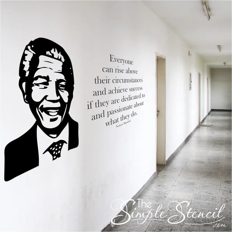 Everyone Can Rise | Mandela Wall Quote