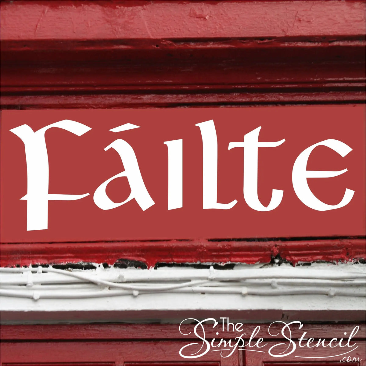 Welcome Guests with Irish Charm - Fáilte Wall Decal in Gaelic – The ...