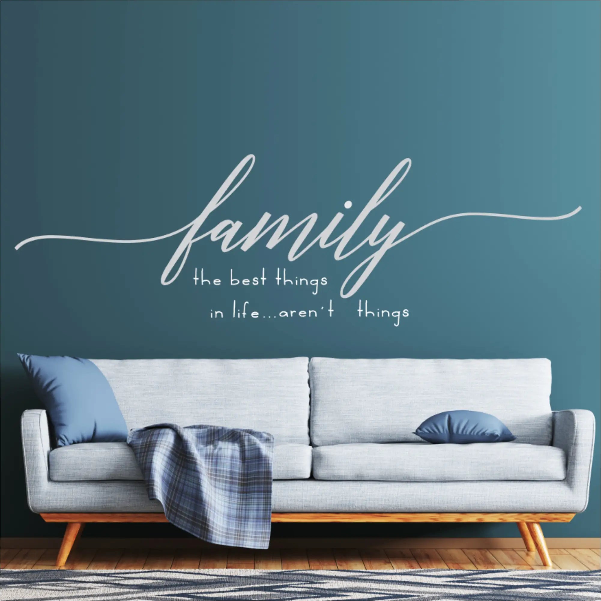 Family - The Best Things In Life Arent | Large Vinyl Wall Decal