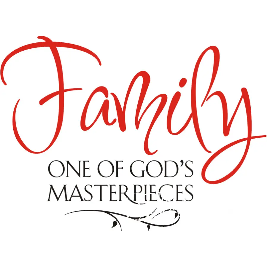 Family One of Gods Masterpieces Wall Decal - Thumbnail 2