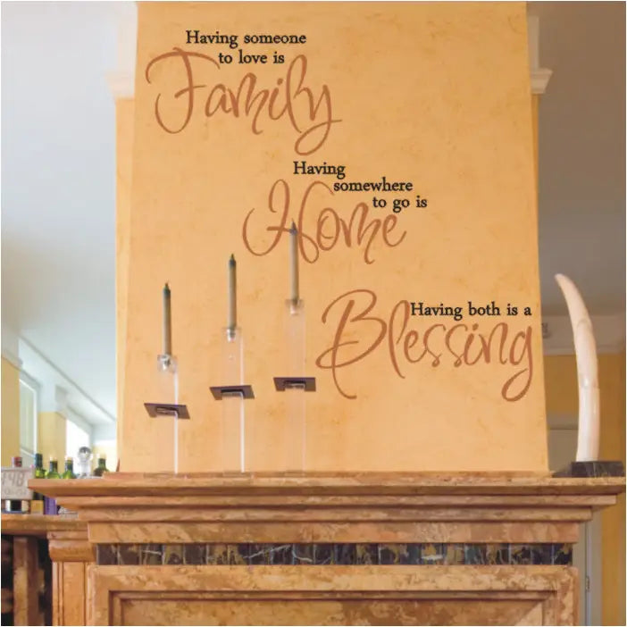 Family Home Blessings Quote