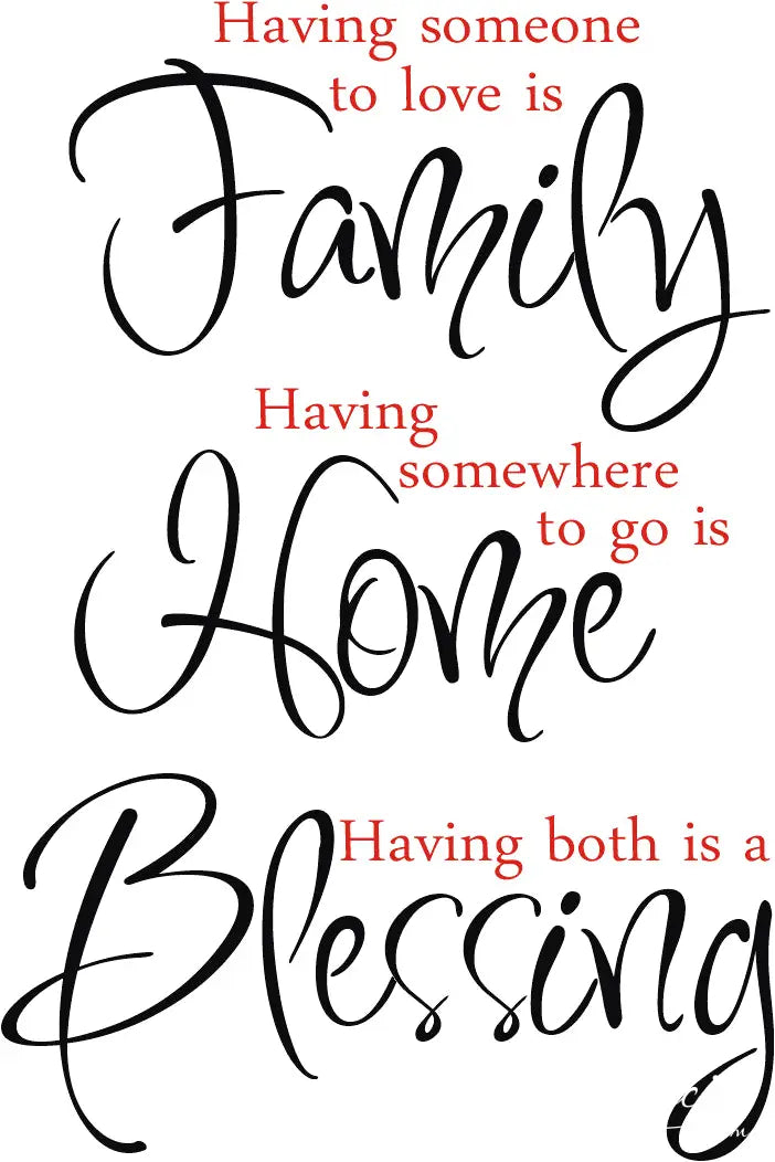 Family Home Blessings Quote