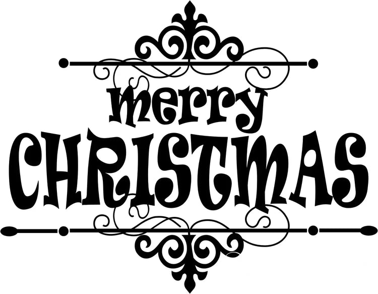 Fancy Merry Christmas
