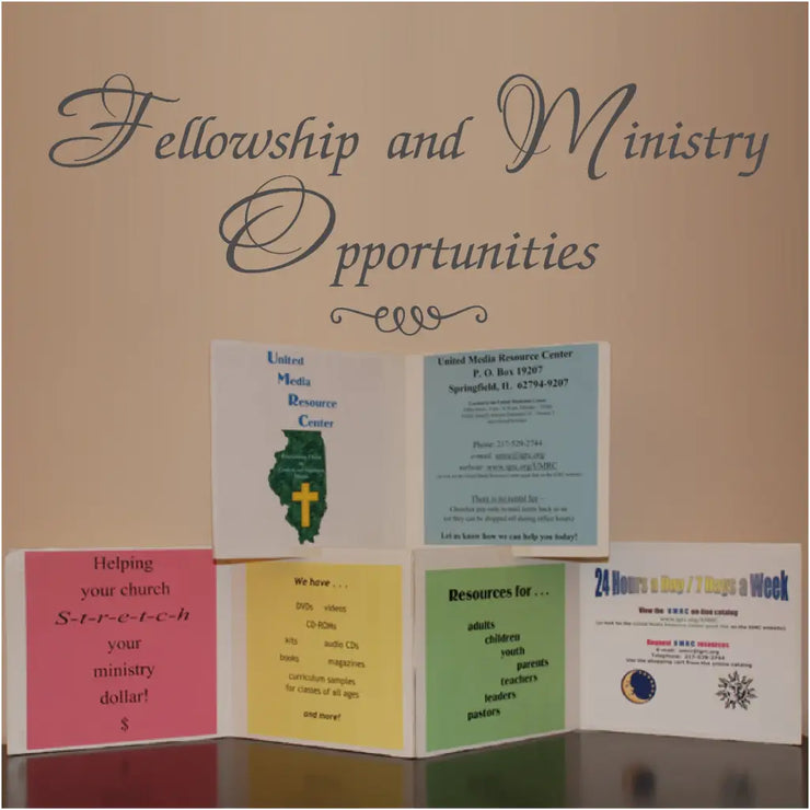 Fellowship And Ministry Opportunities Church Sign Wall Decal