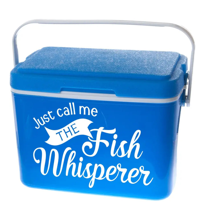 Just call me the fish whisperer - A removable vinyl wall (or cooler) quote makes a great gift for wall decor for a lake home. 