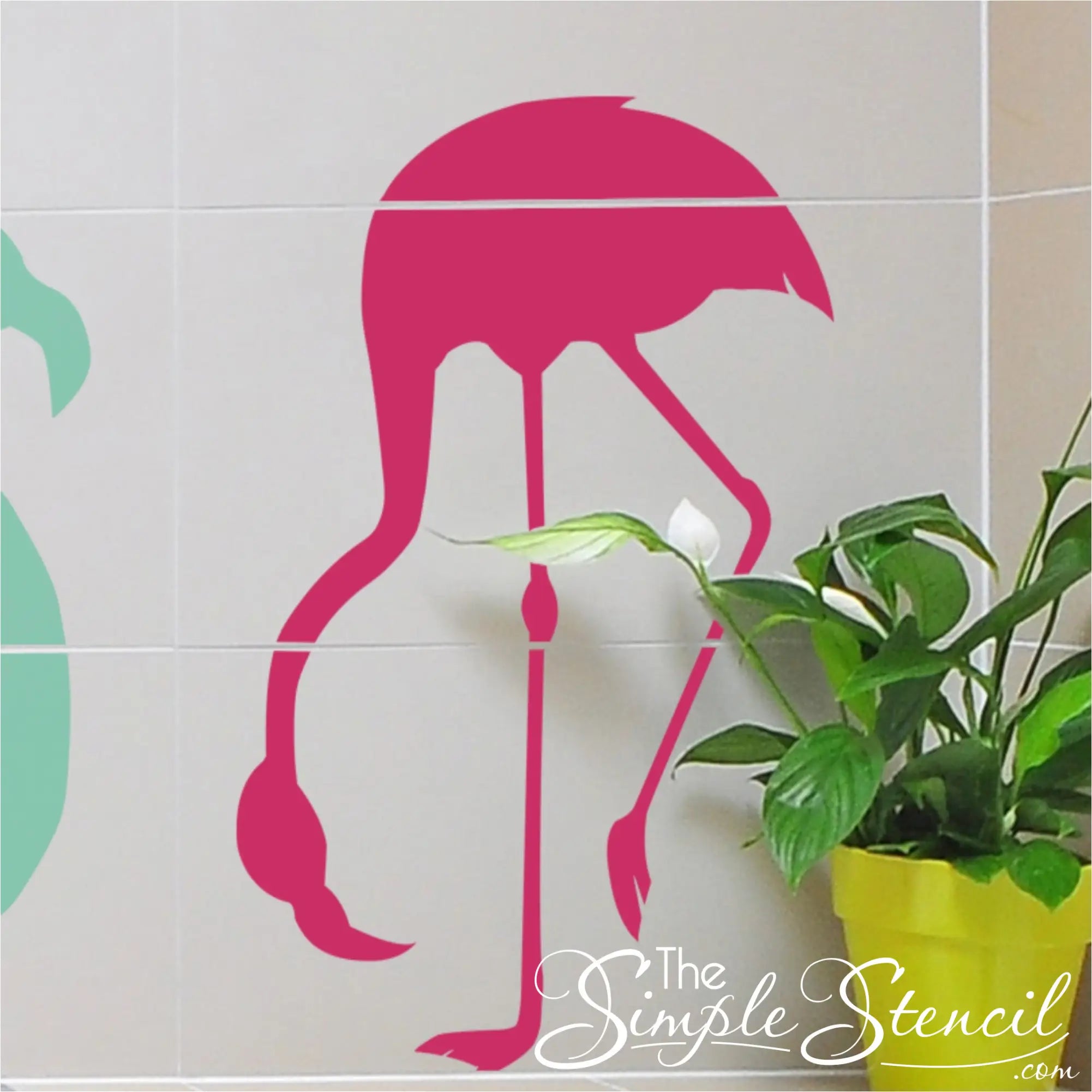 Flamingo Wall and Window Decal Set - Thumbnail 5