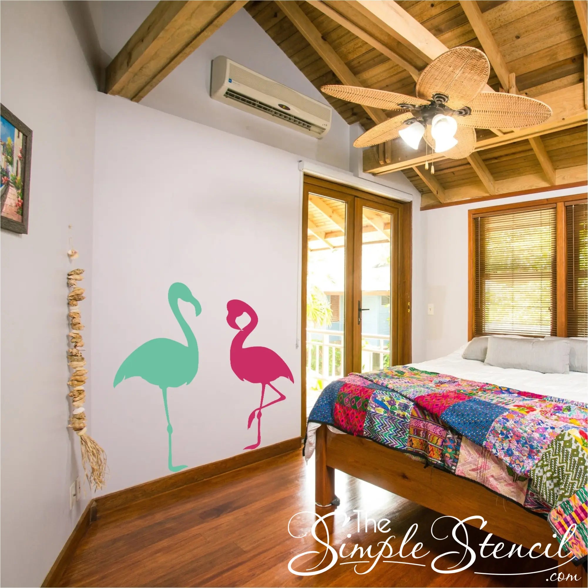 Flamingo Wall and Window Decal Set - Thumbnail 3