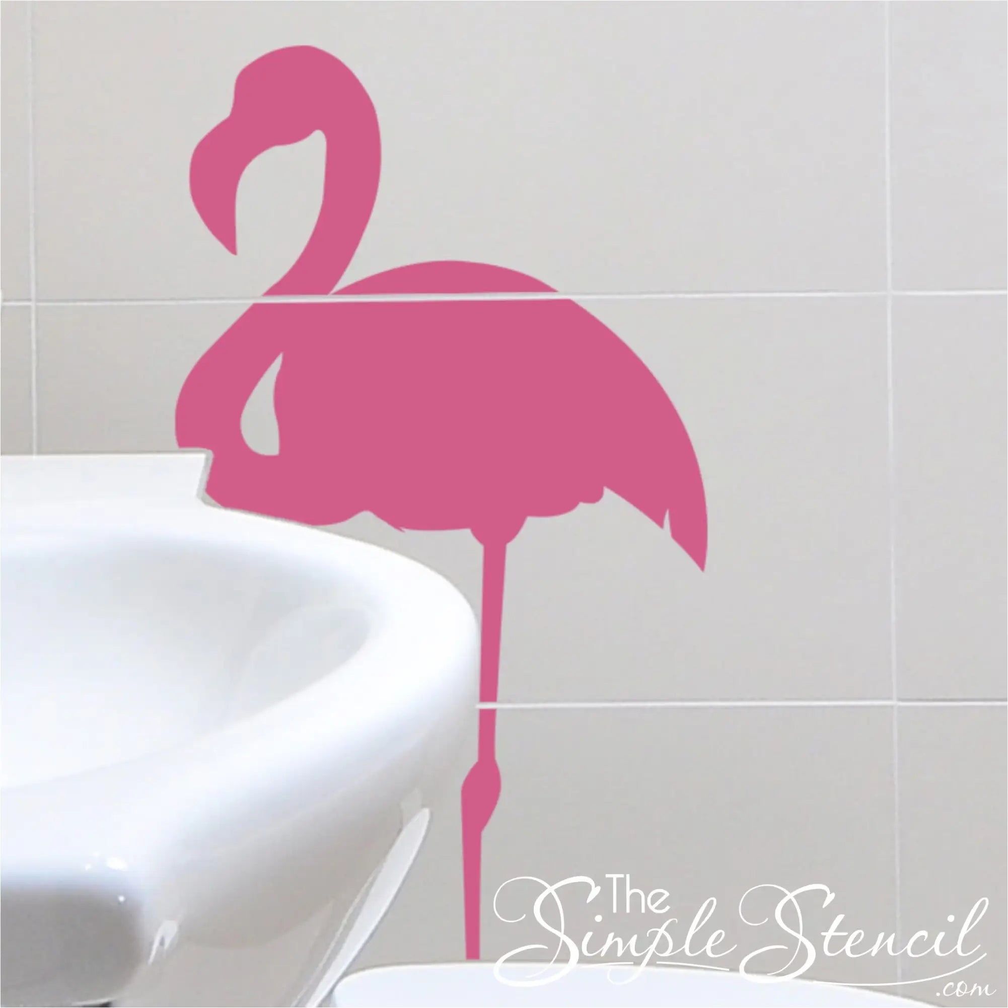 Flamingo Wall and Window Decal Set - Thumbnail 2