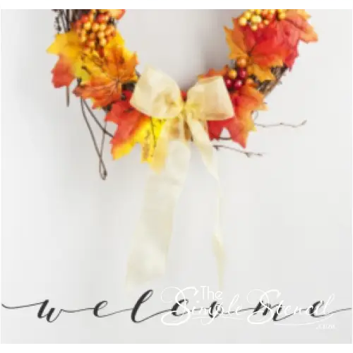 Flowing Welcome Decal