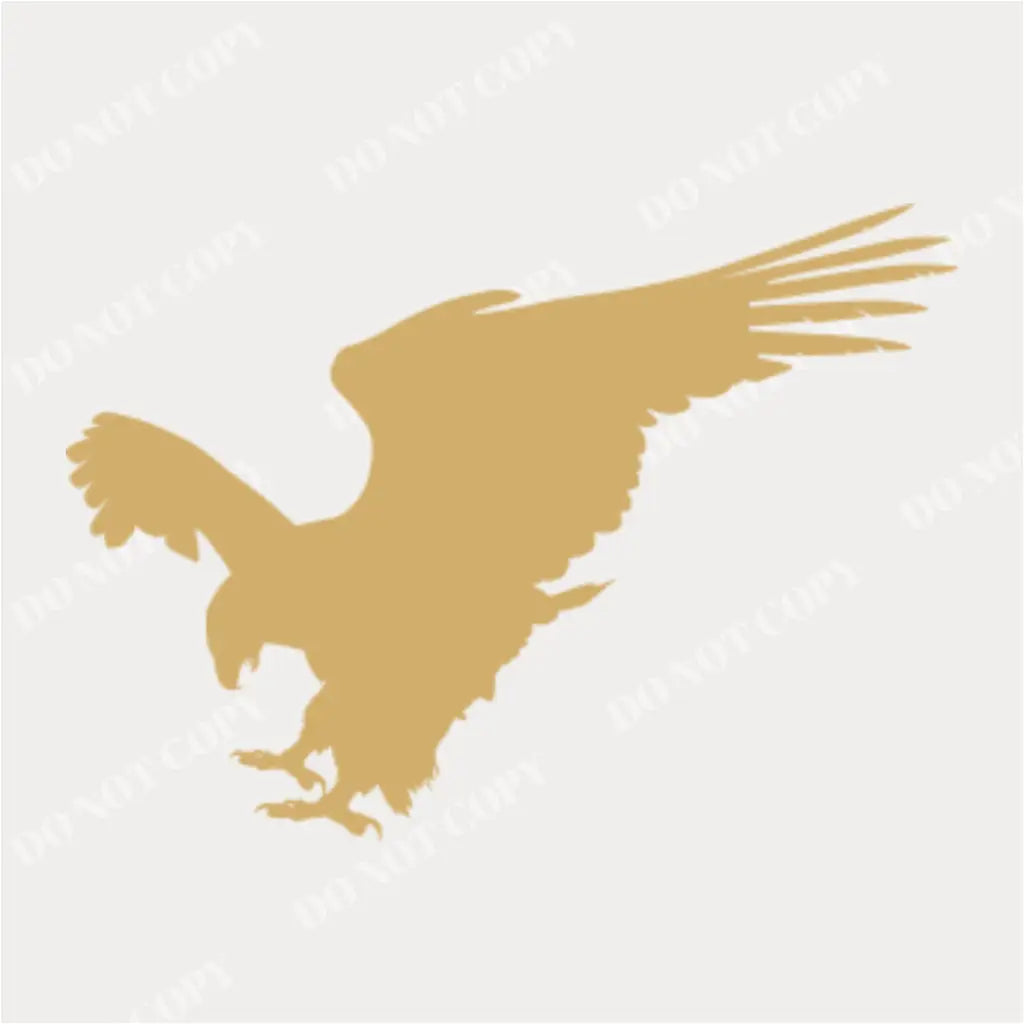 Close-up of the Soaring Eagle decal, highlighting the detailed feathers and powerful stance of the eagle.