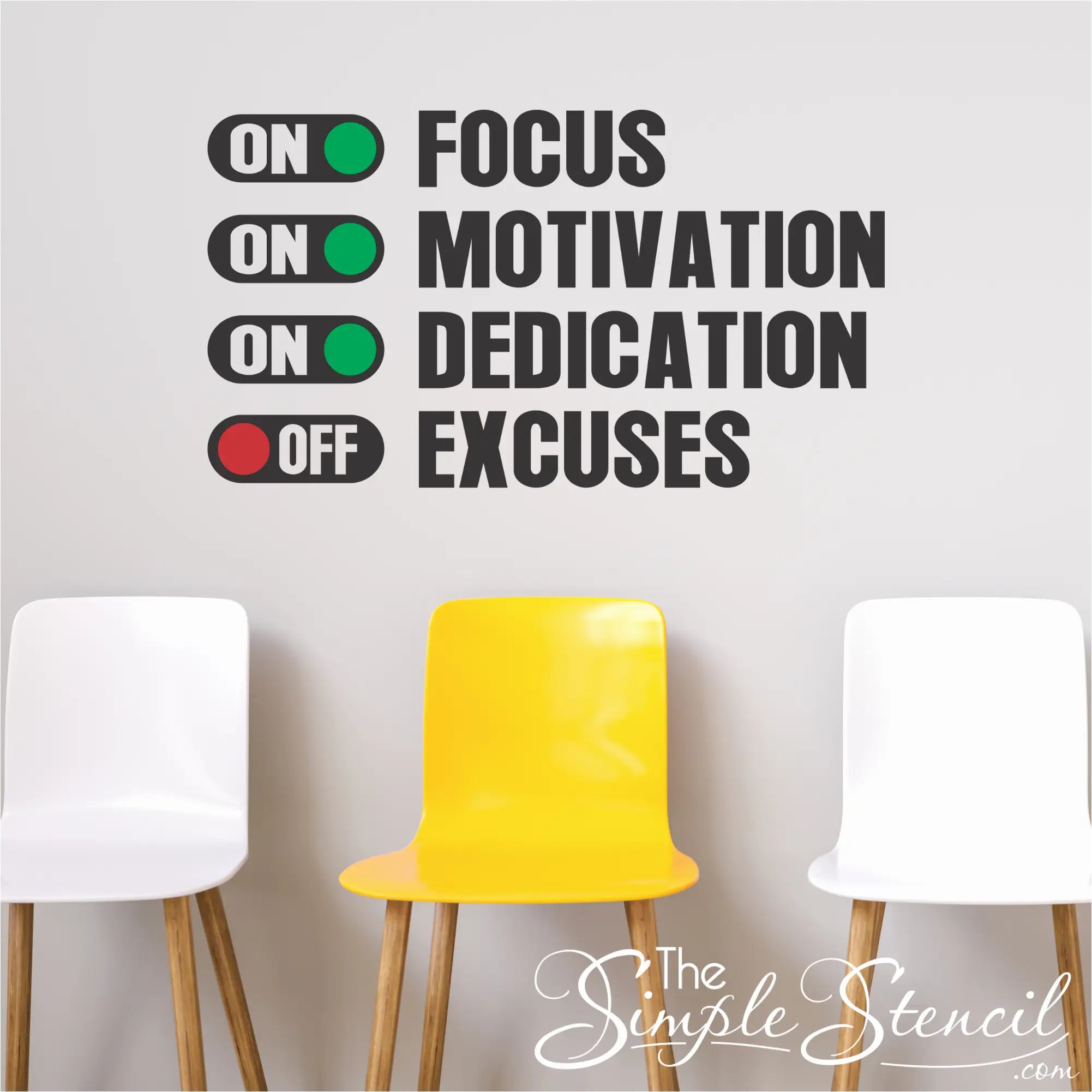 The Simple Stencil Wall Art Decals - Thumbnail 4