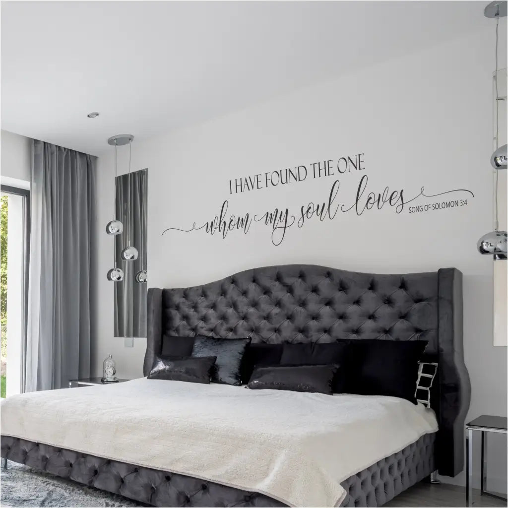 I Have Found The One Whom My Soul Loves Song Of Solomon | Wall Decal