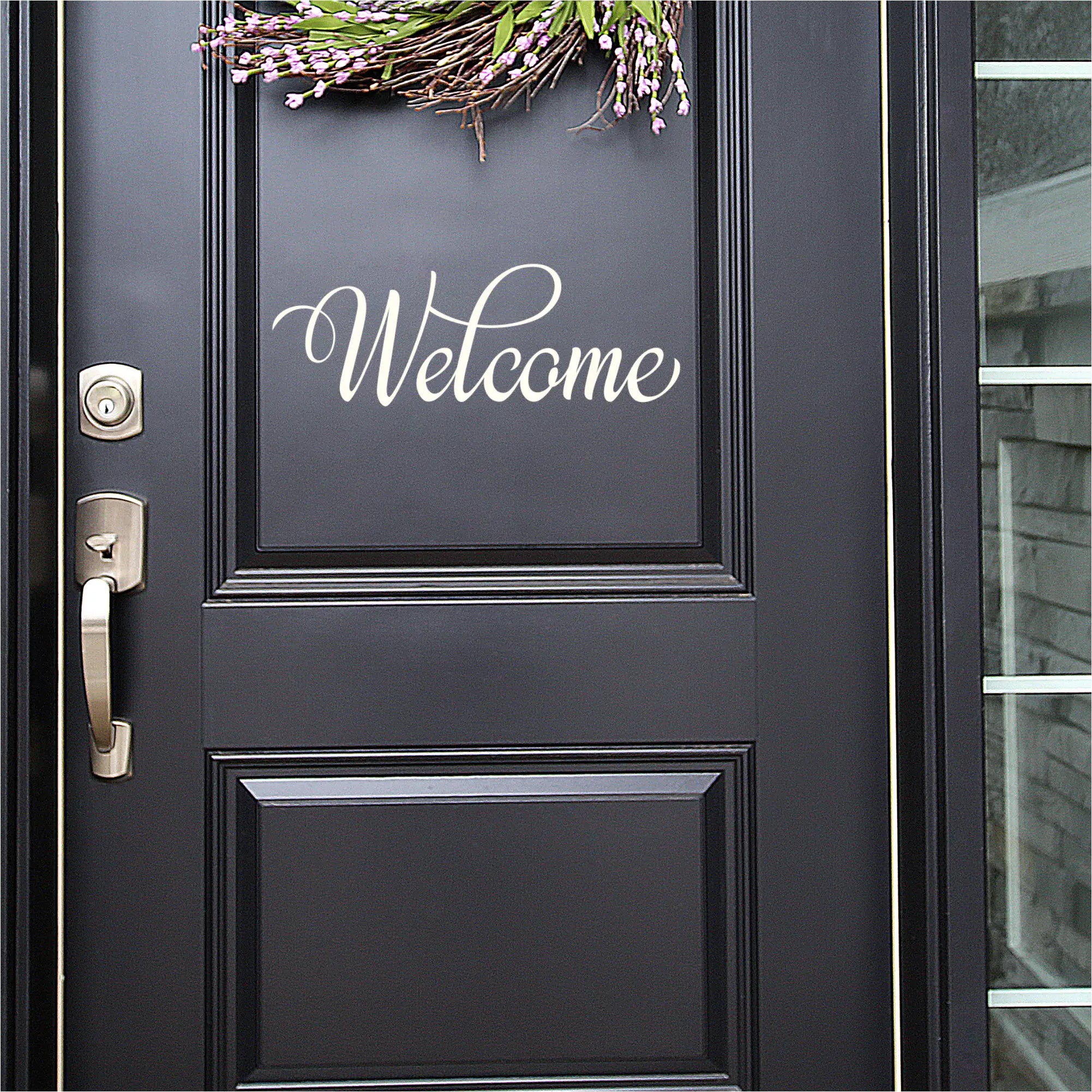 Free practice "Welcome" decal included with every purchase. Size and color vary. This practice decal is a great way to become familiar with the installation process prior to applying your purchased decal as well as testing the surface you wish to apply your decal on. 