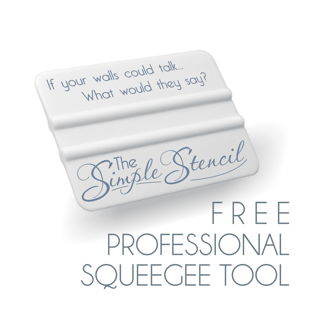 Free professional squeegee tool included with every wall decal order to ensure a perfect installation! Satisfaction Guaranteed.