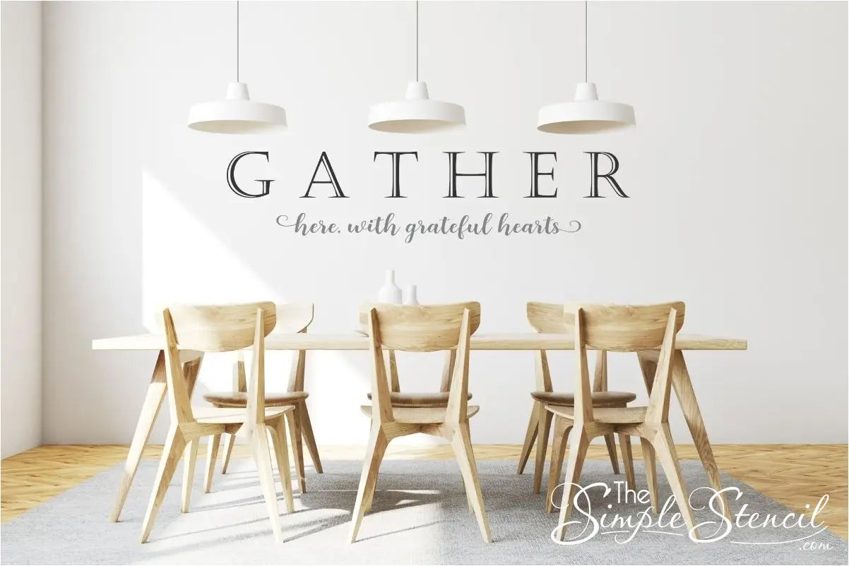 The Simple Stencil Wall Decal - Thumbnail 2