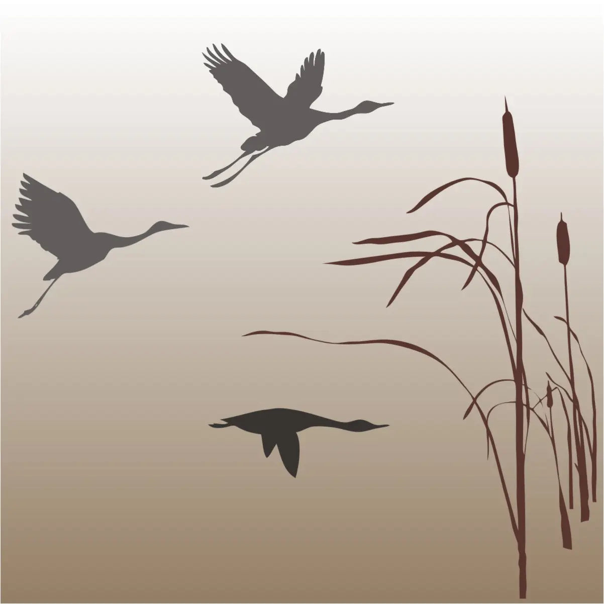 Geese In Flight