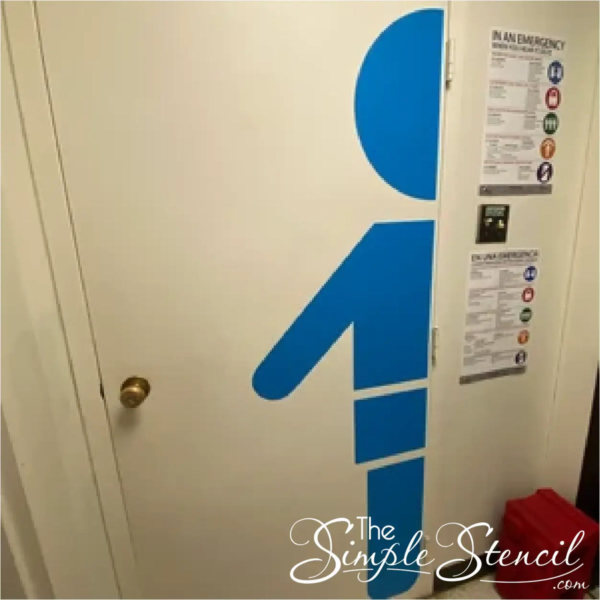 Girl Boy Restroom Door Decal Stencils No Read Bathroom Sign The girl-boy-restroom-door-decal-stencils-no-read-bathroom-sign-the