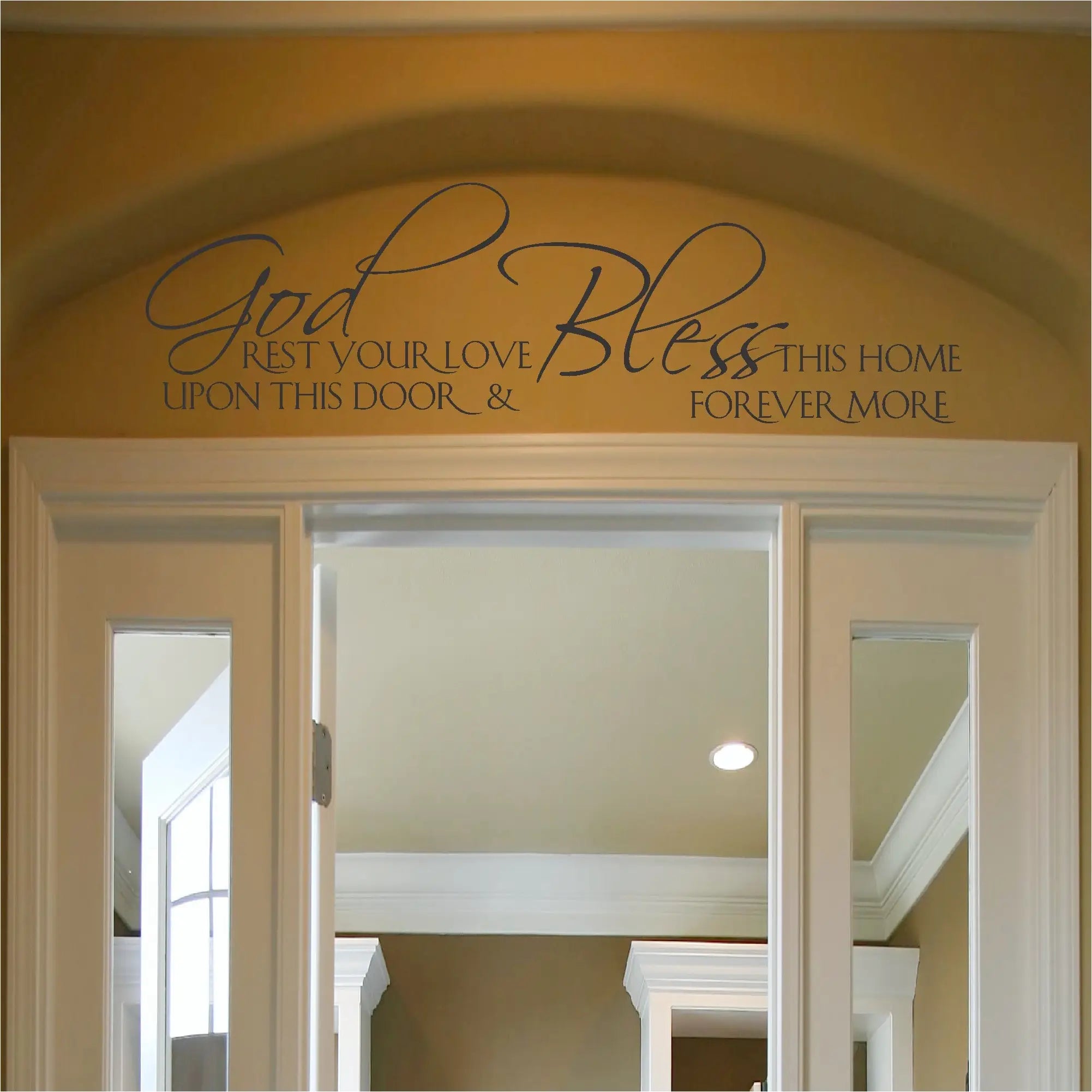 God Rest Your Love Upon This Door...