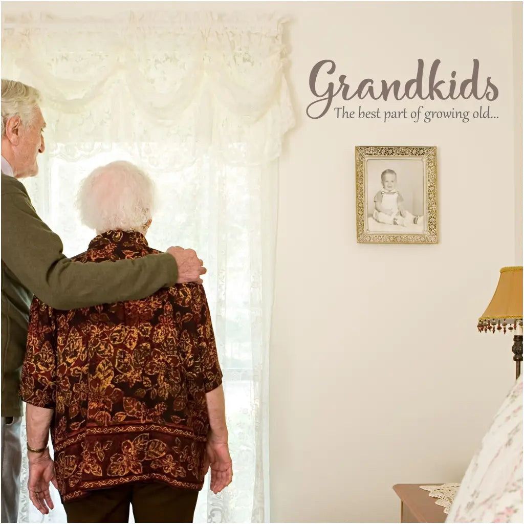 Grandkids - The Best Part Of Growing Old | Wall Decor Decal