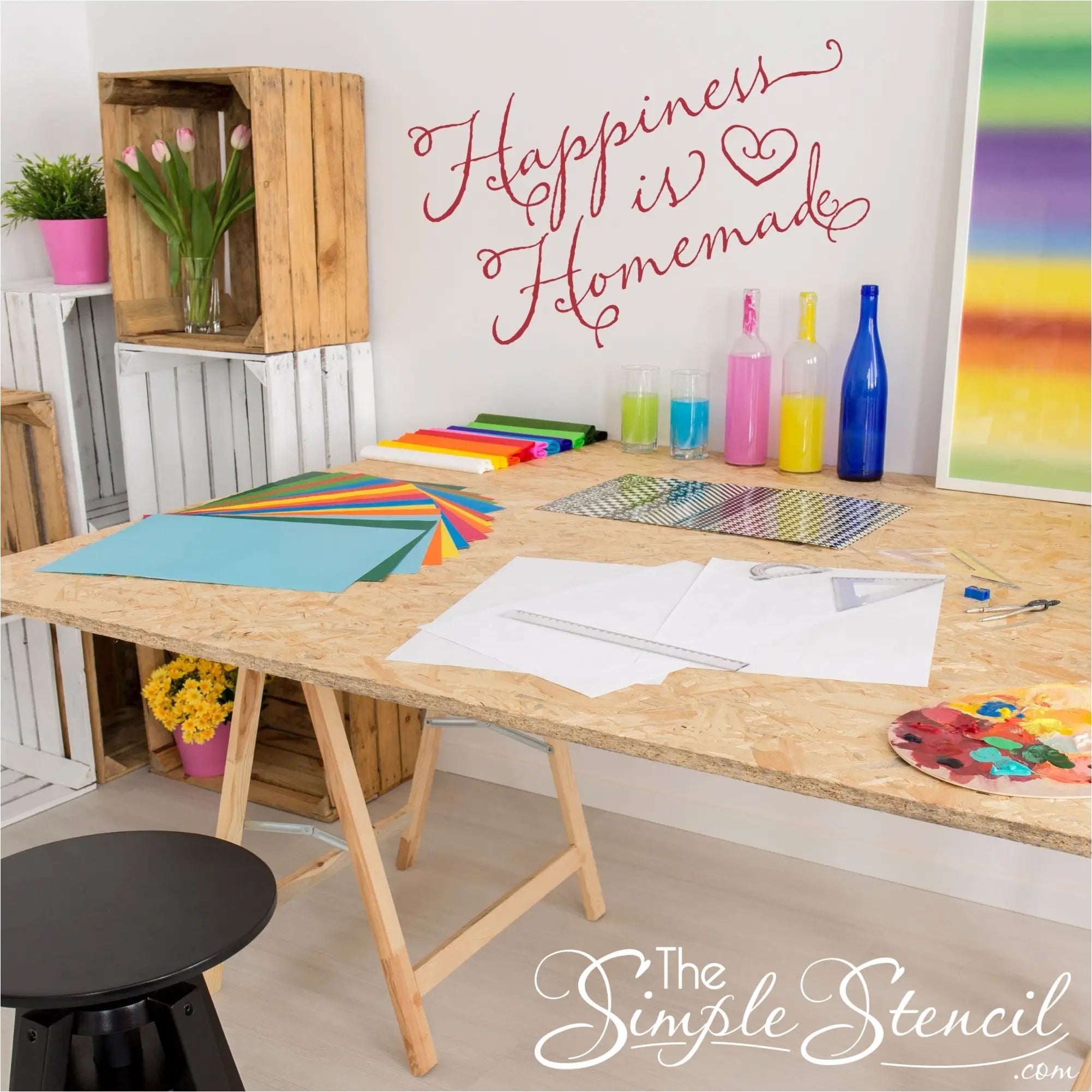 Happiness is Homemade Wall Decal - Thumbnail 2