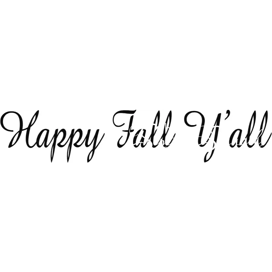 Happy Fall Yall