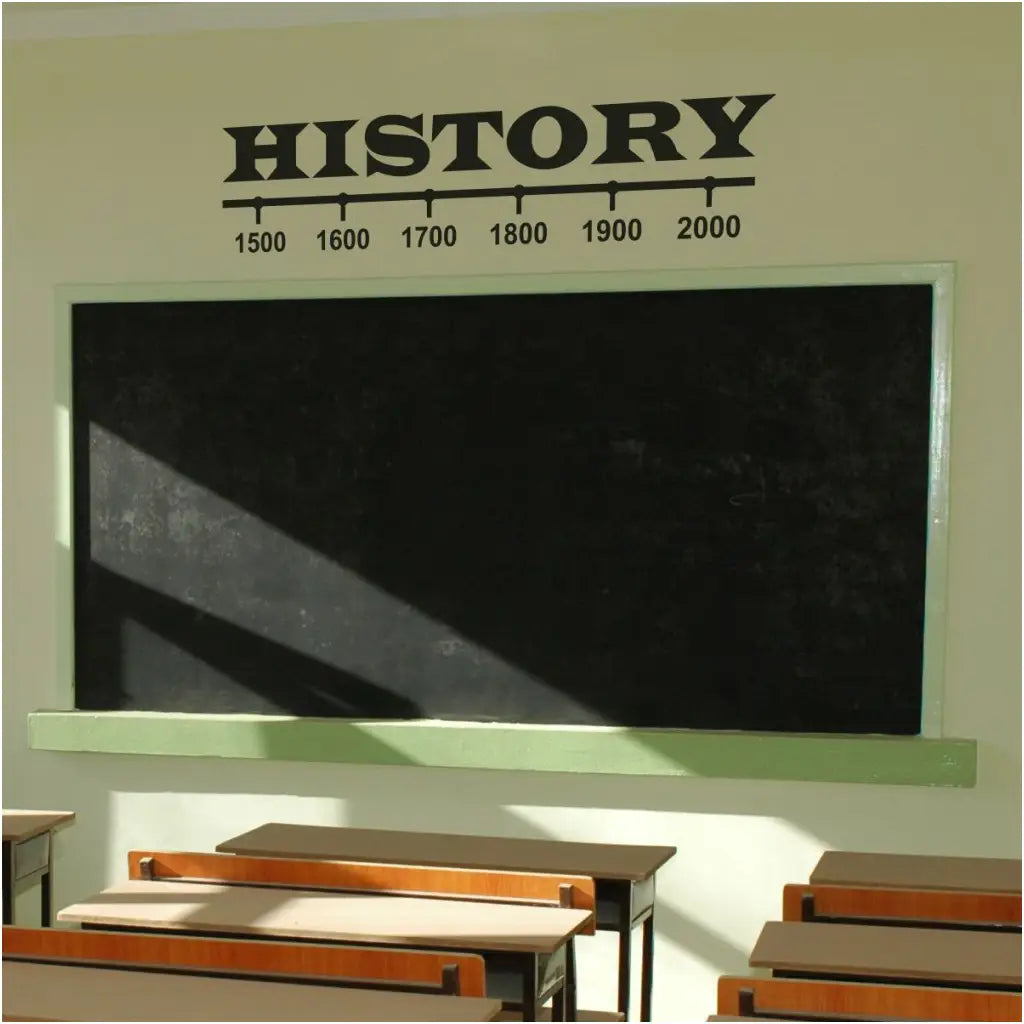 History - Clearance School Wall Decals