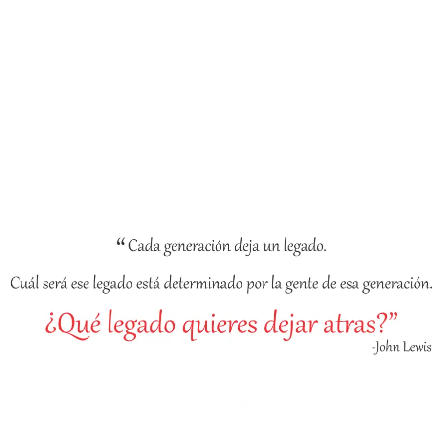 John Lewis Legacy Quote Wall Decal | Spanish Translation - Thumbnail 2