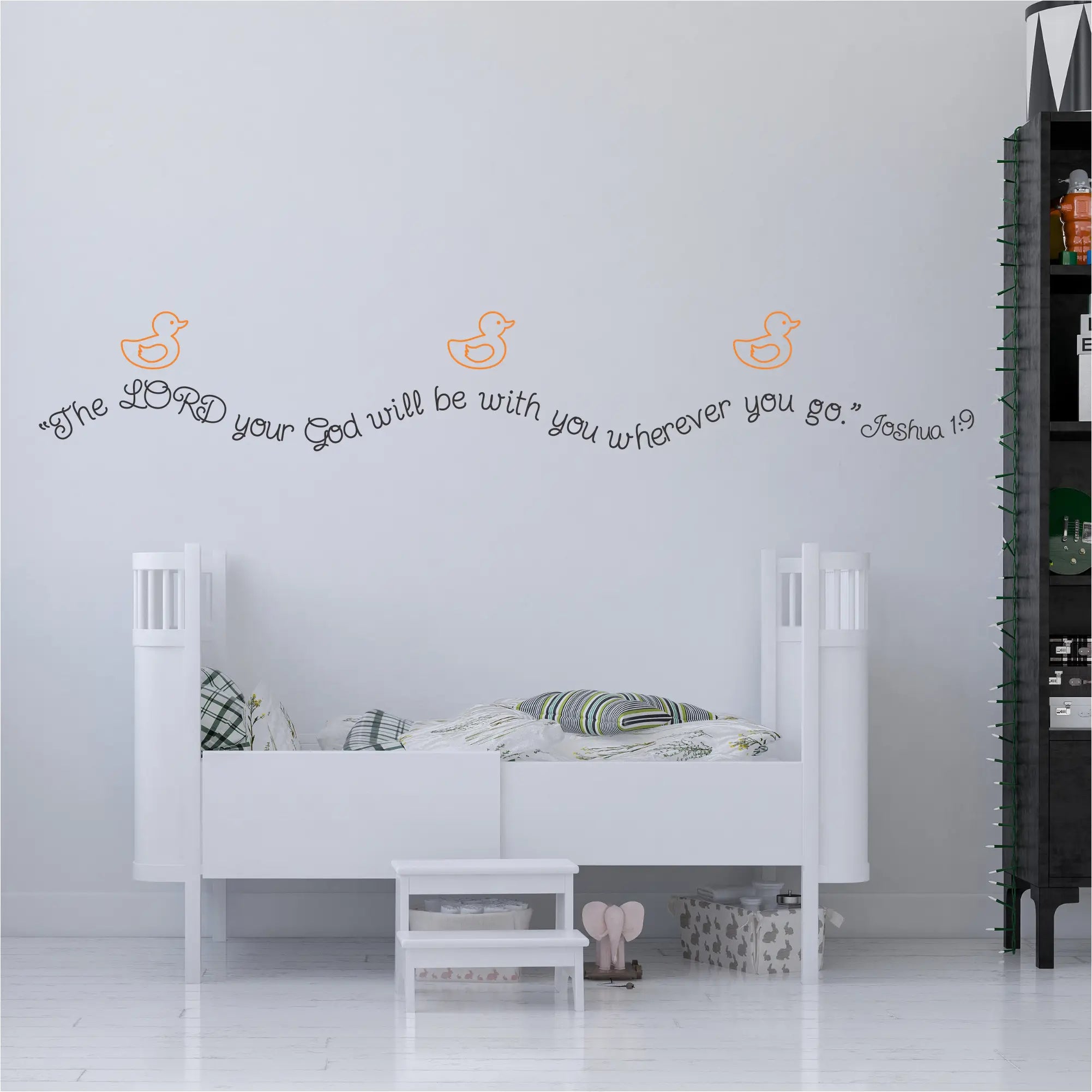 Joshua 1:9 The Lord Your God Will Be With You Nursery Decal