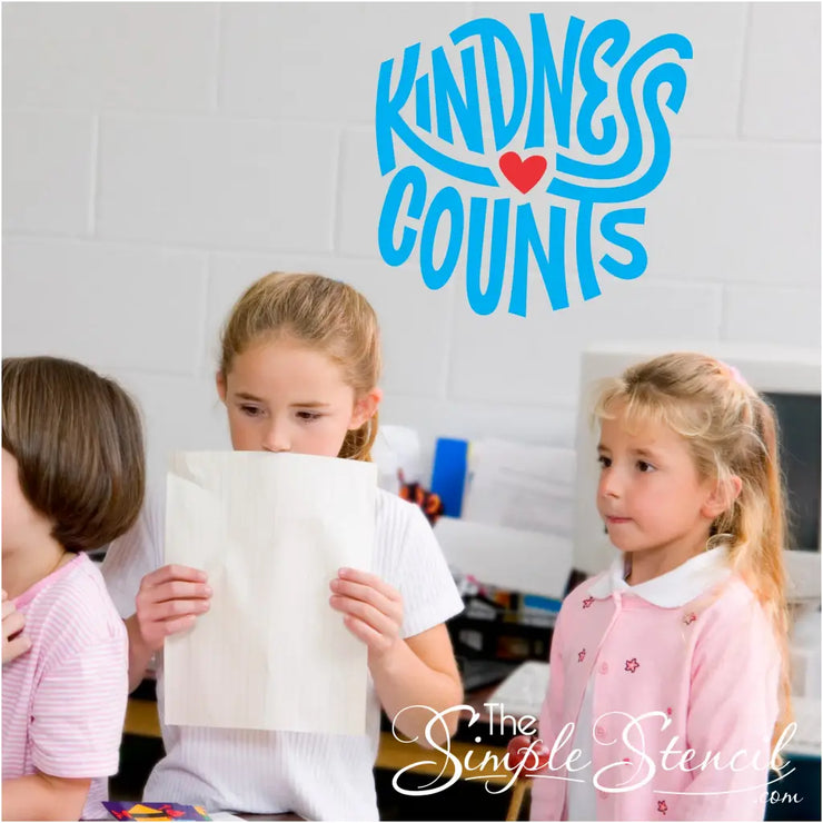 Kindness Counts Wall Decal Sticker | Decor
