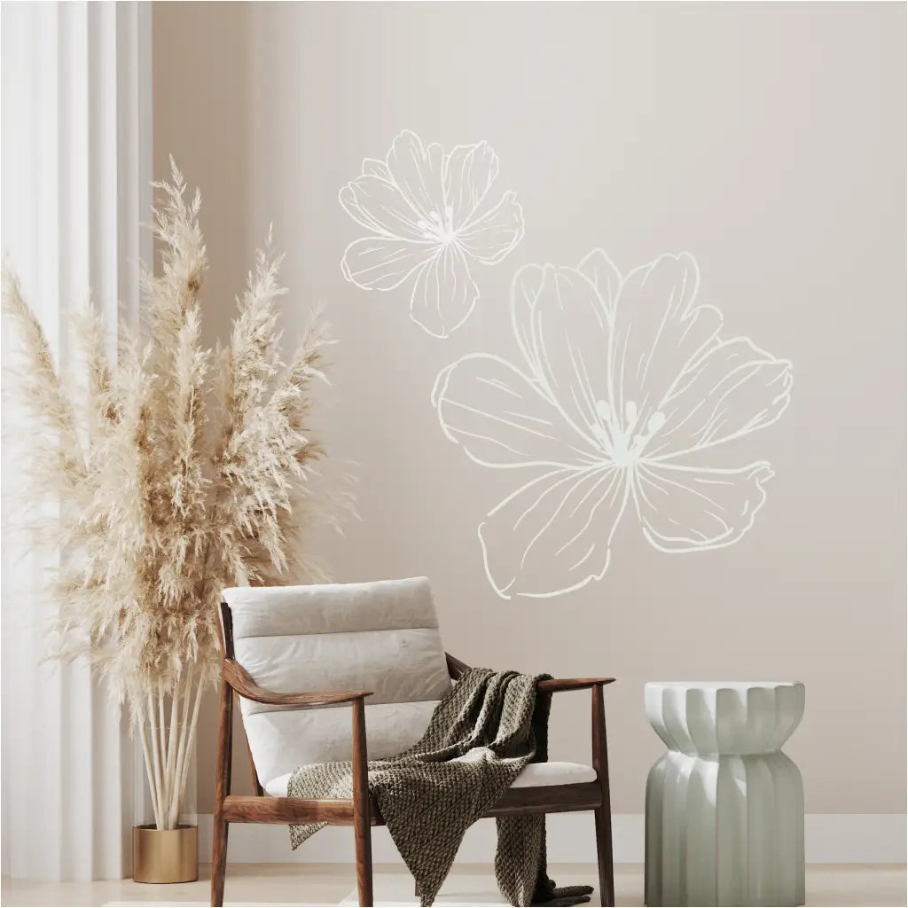 Large Poppy Flower Decal - Thumbnail 2